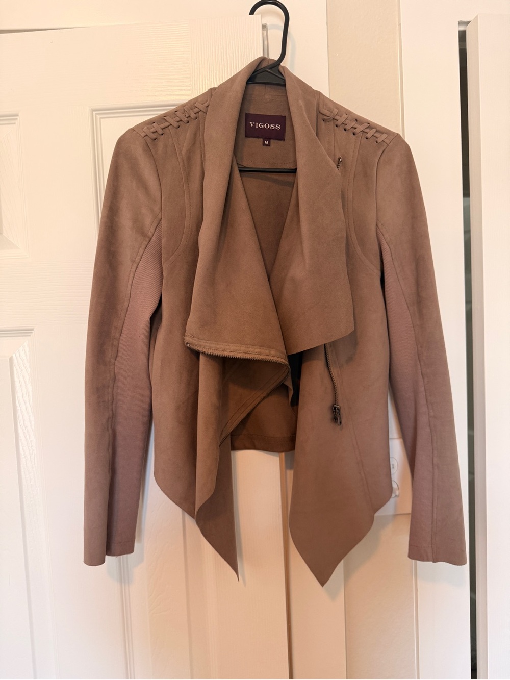 Taupe Suede Jacket